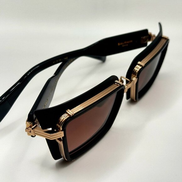 Balmain Admirable BPS-130D-52 — Black/Rose — Cat 3 — Titanium — Made in Japan main image 12